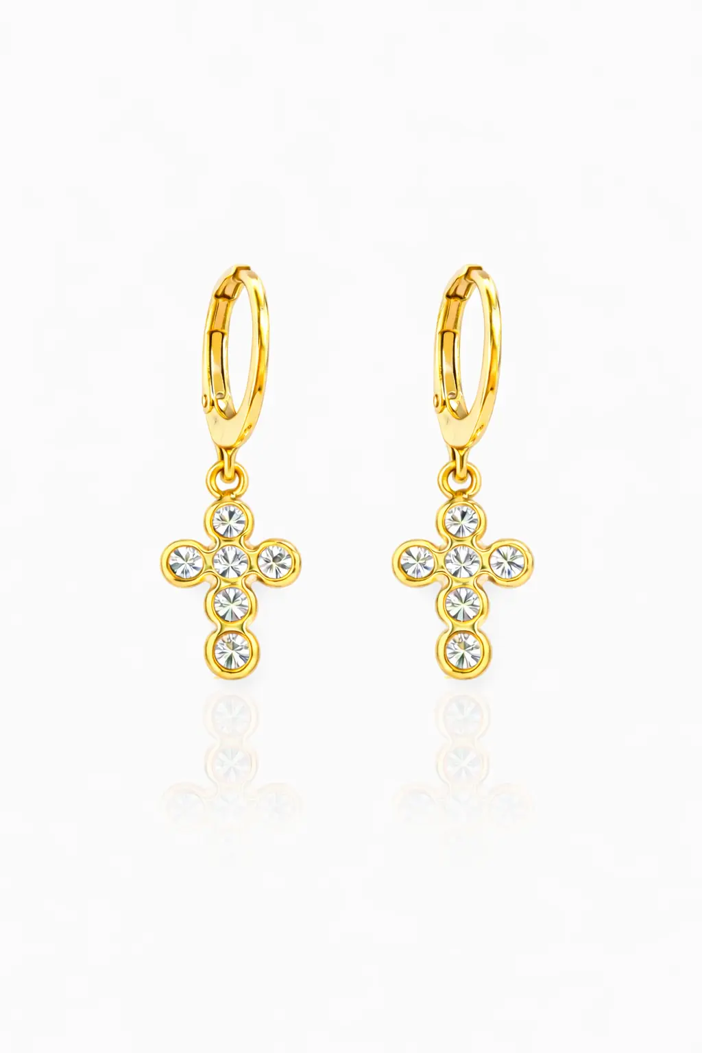 Boucles d’oreilles avec croix – Image 3