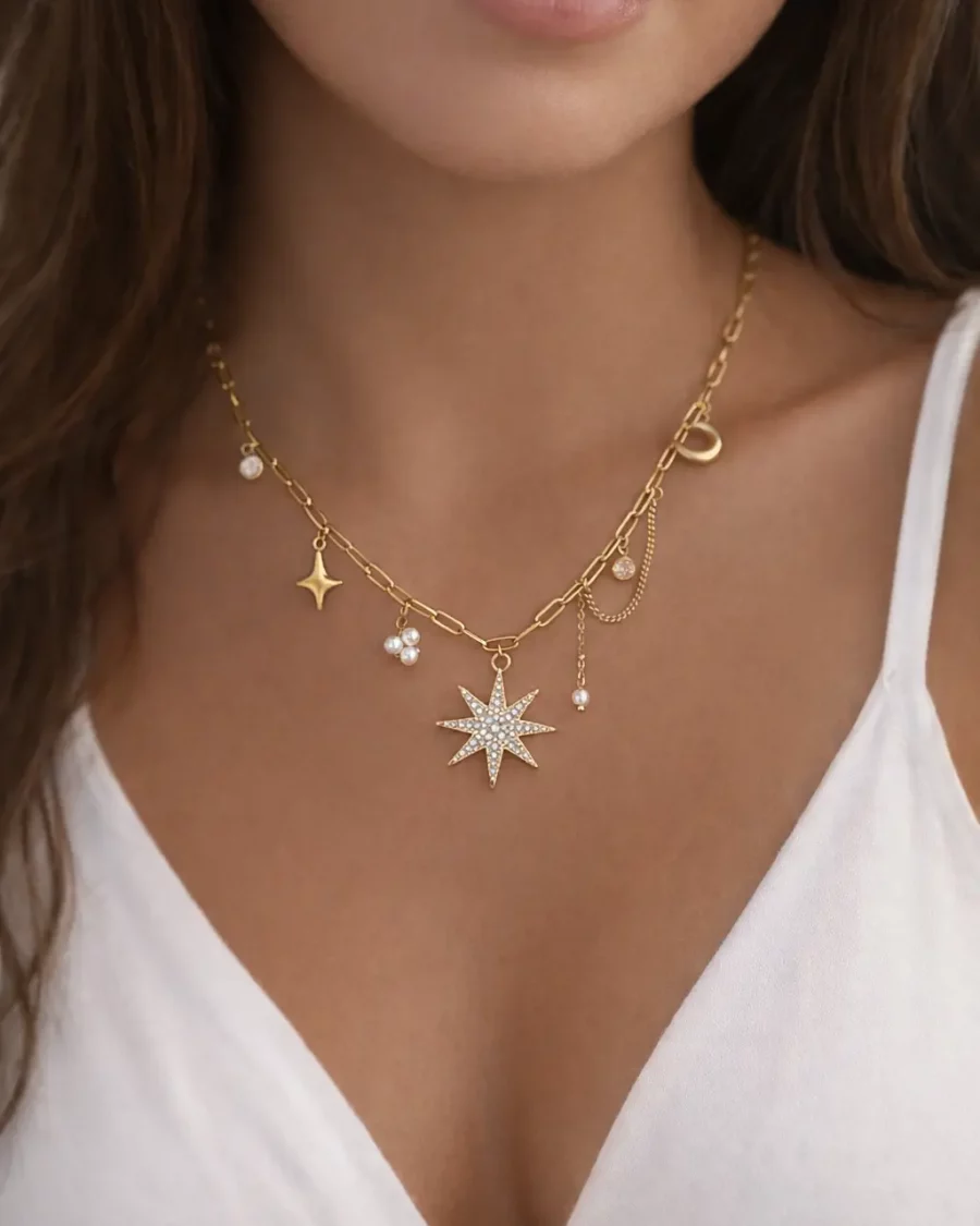 Collier avec étoile