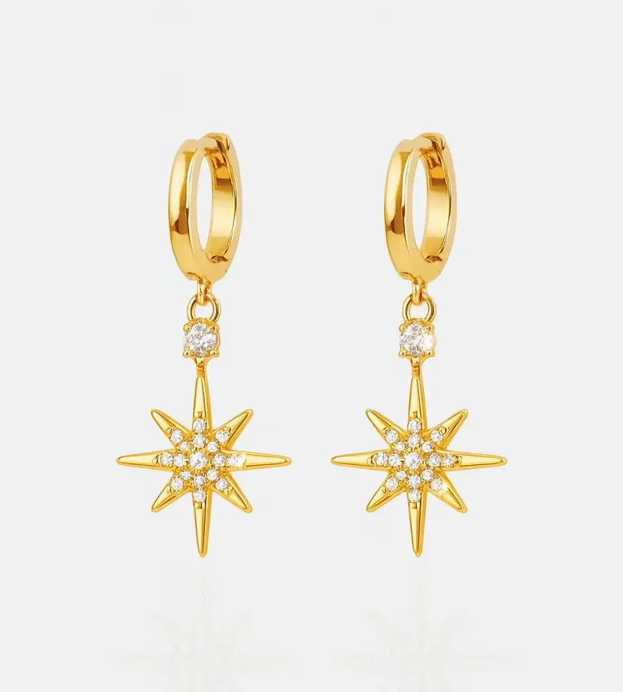 Boucles d'oreilles étoile