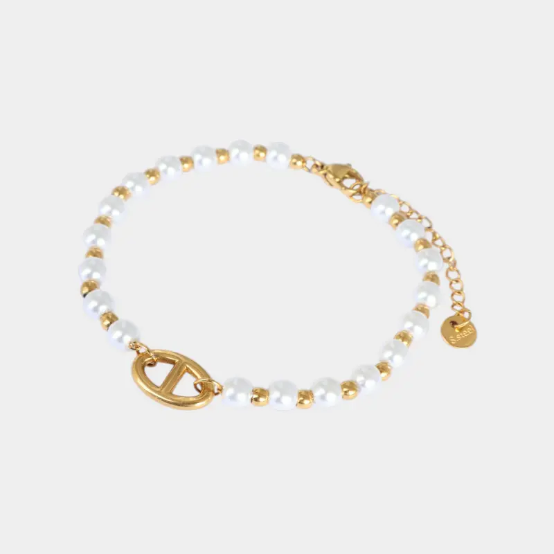 Bracelet maille marine doré