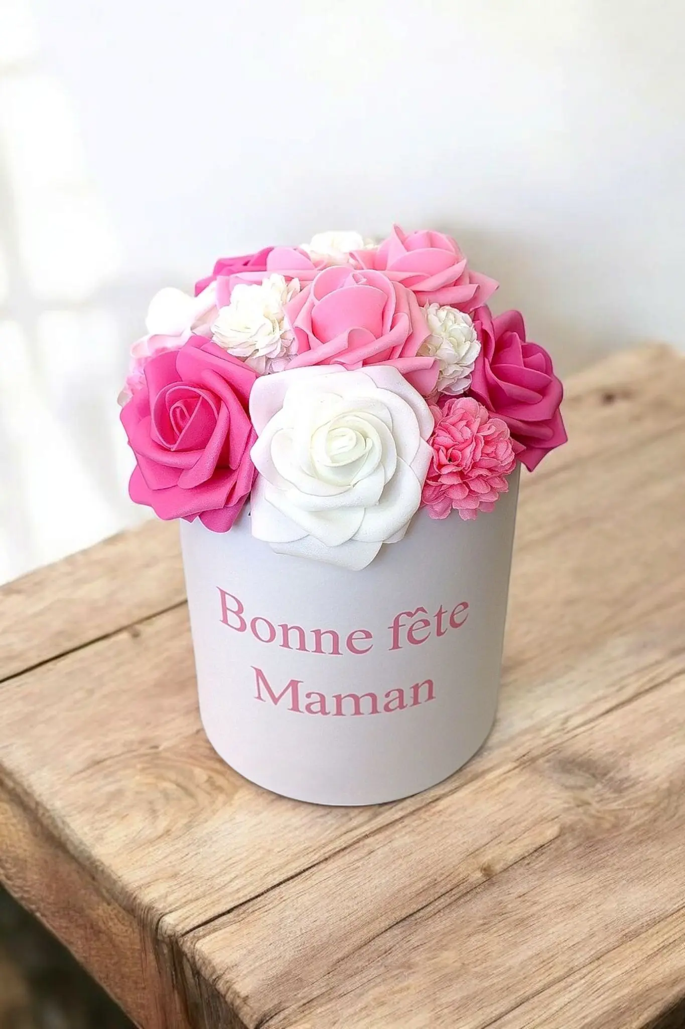 Box de roses "Bonne Fête Maman" – Image 2