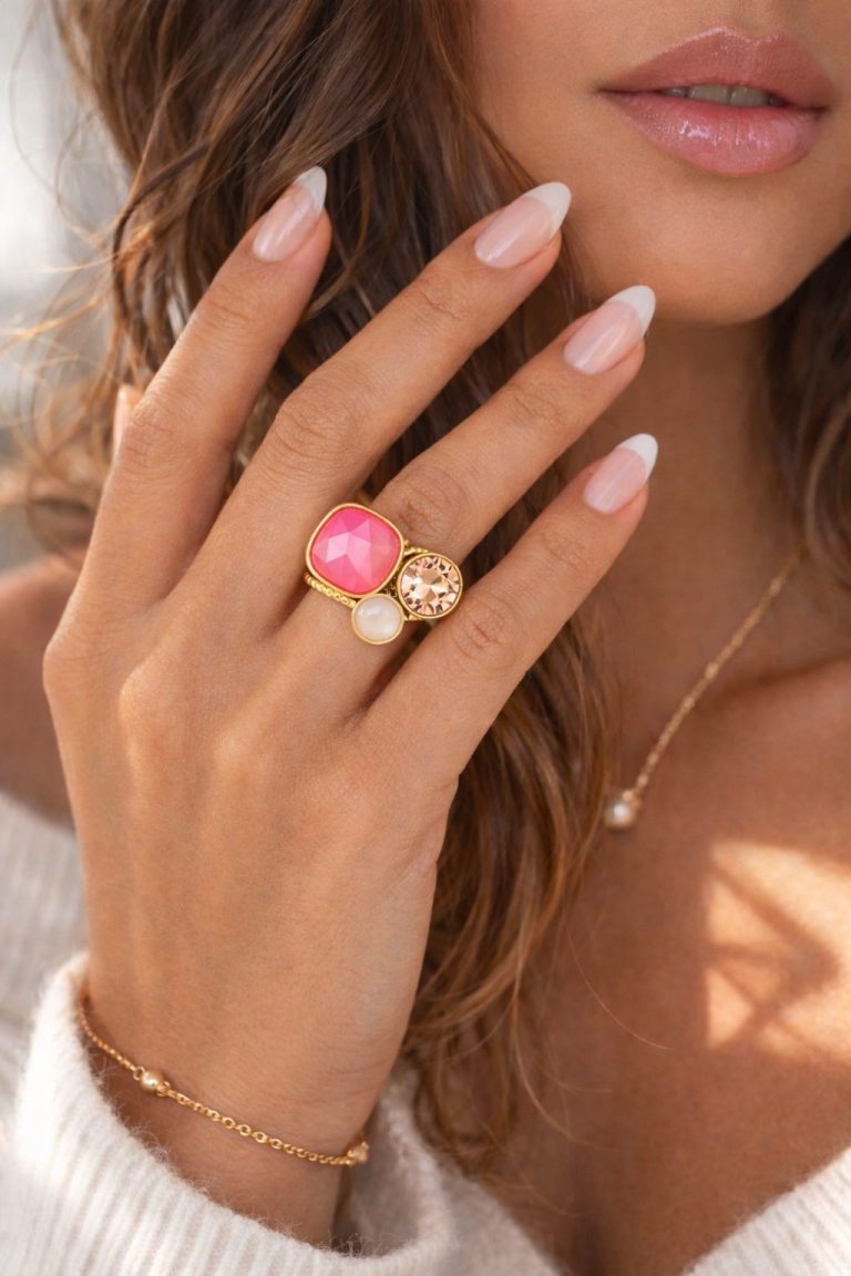 Bague cristaux Swarovski