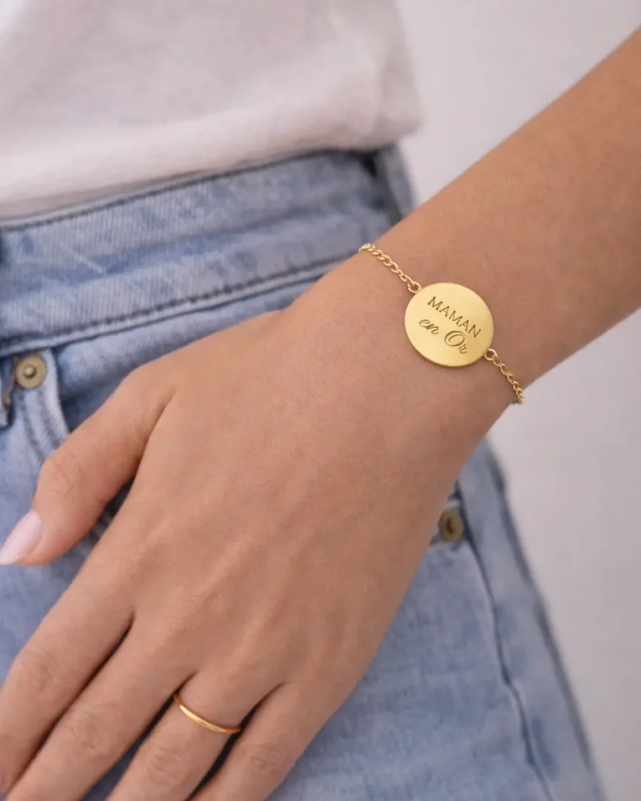 Bracelet Maman porter sur une femme