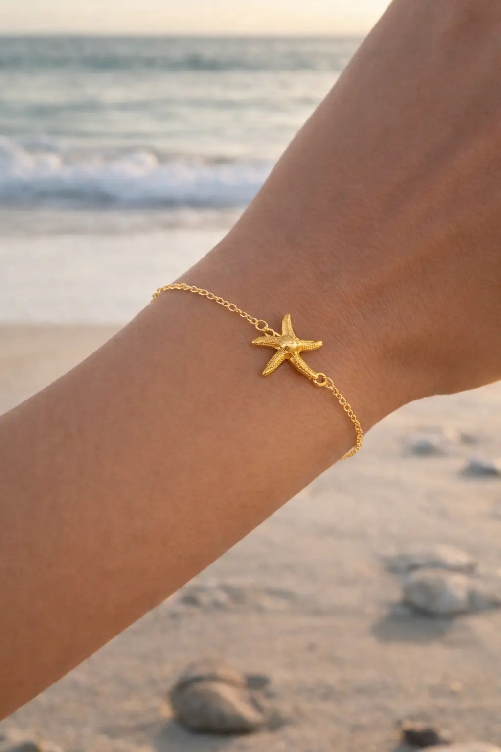 Bracelet Étoile de Mer Doré