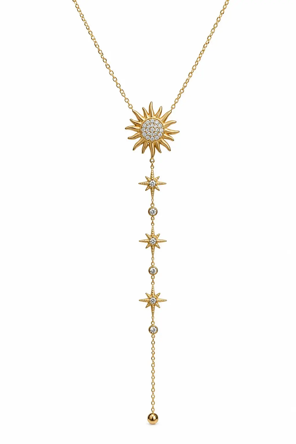 Collier soleil étoiles cascade – Image 3